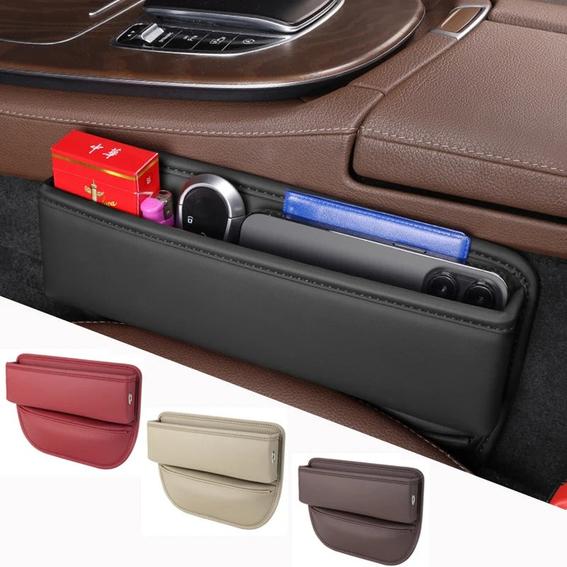 Car Seat Gap Filler – Anti-Drop Organizer for Phone, Keys & Coins (Universal Fit)