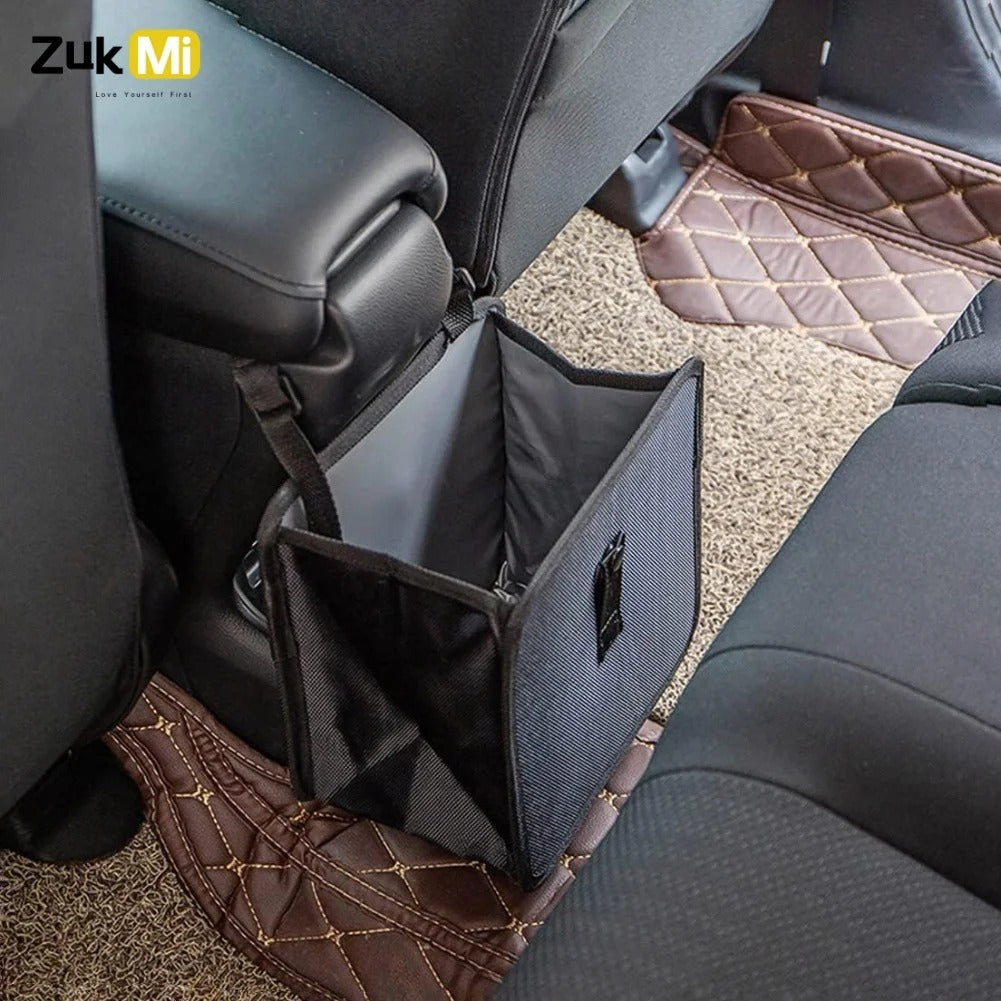 Leakproof Car Trash Bin – Waterproof Hanging Waste Organizer for Car Interior