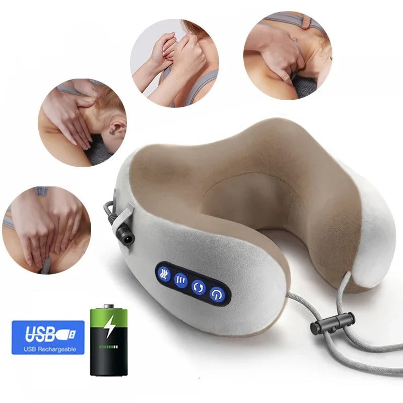 Neck Massager Pillow – Electric Cushion for Daily Neck Relaxation & Comfort