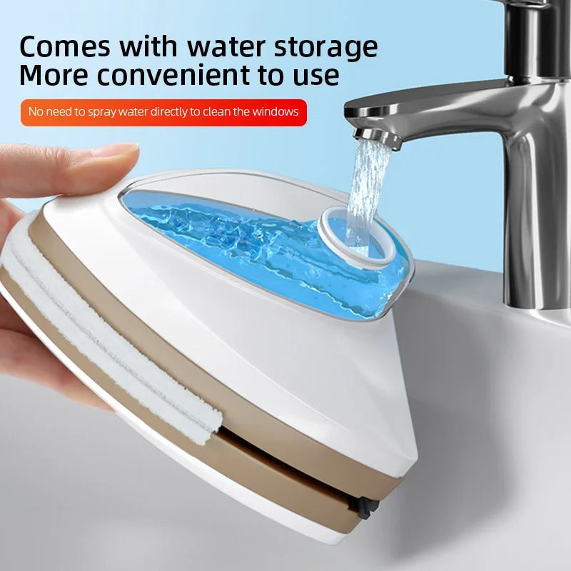Magnetic Window Cleaning Brush – Double-Sided Glass Cleaner for Inside & Outside Windows