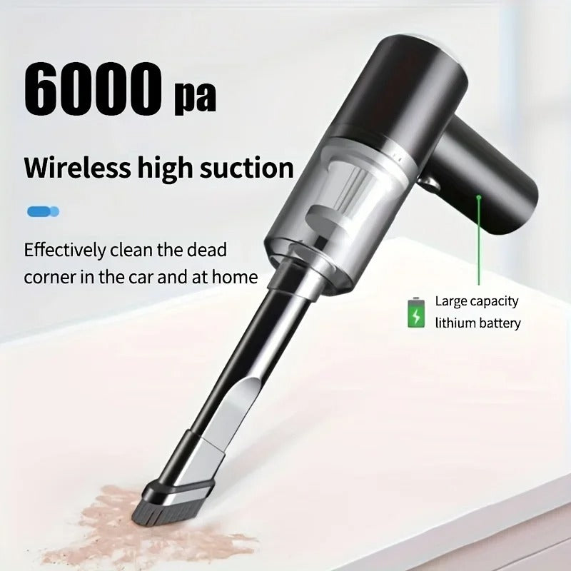 Cordless Handheld Vacuum Cleaner – Powerful Portable Suction for Car, Home & Office