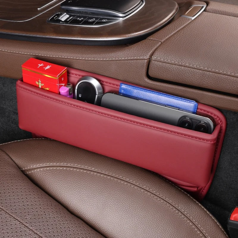 Car Seat Gap Filler – Anti-Drop Organizer for Phone, Keys & Coins (Universal Fit)