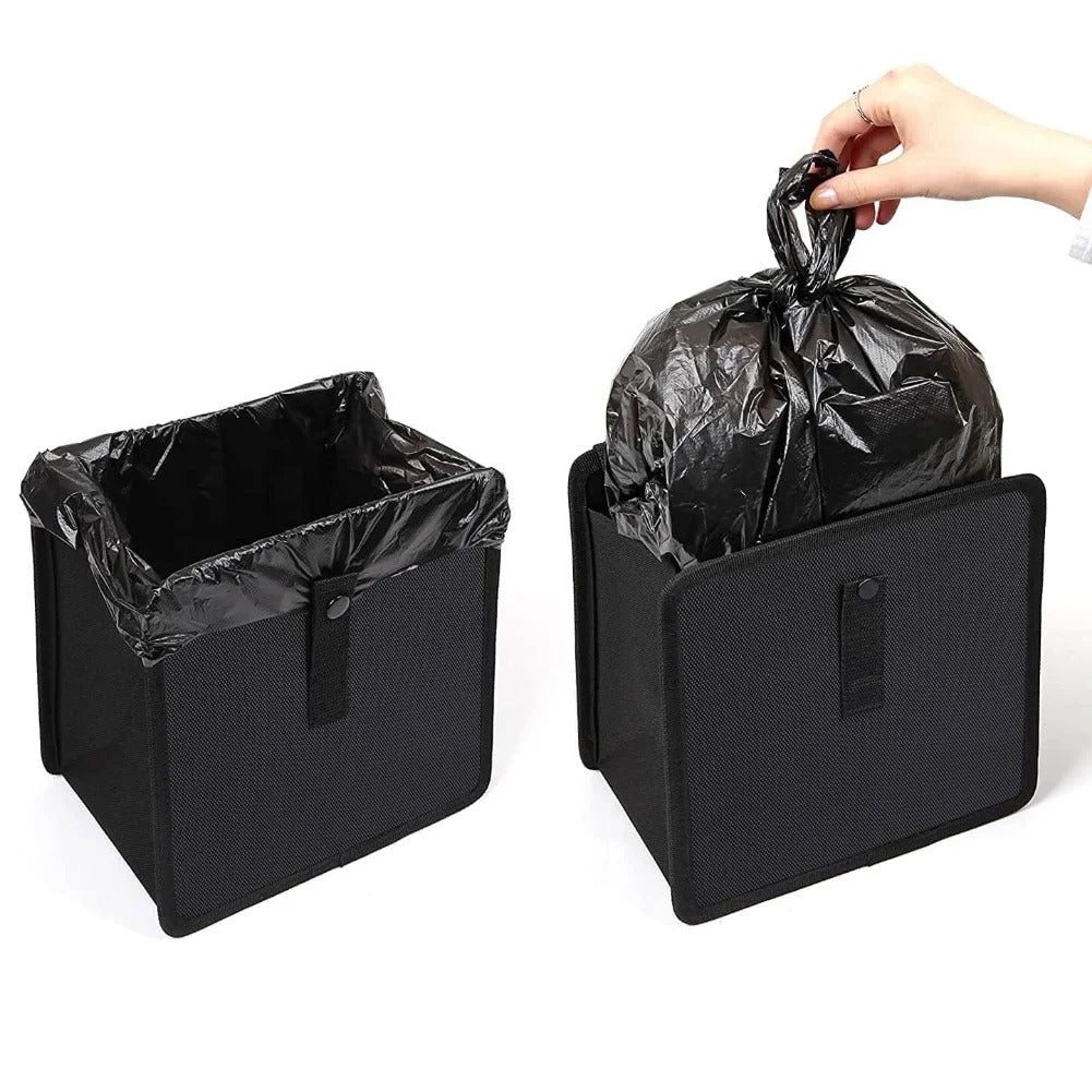 Leakproof Car Trash Bin – Waterproof Hanging Waste Organizer for Car Interior