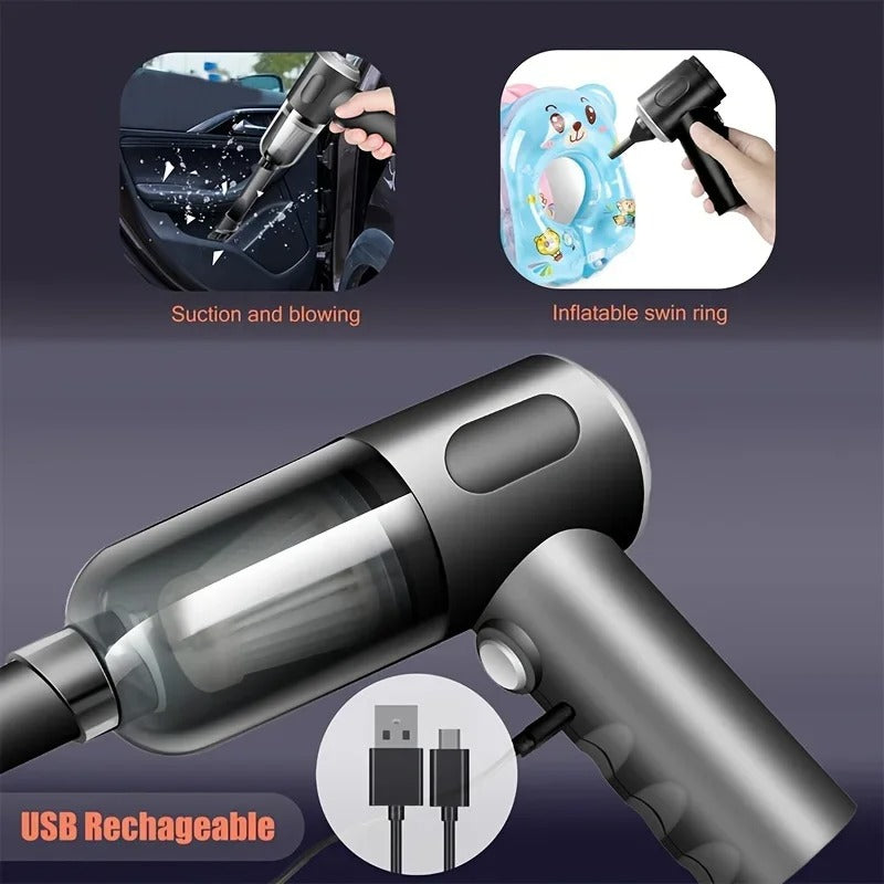 Cordless Handheld Vacuum Cleaner – Powerful Portable Suction for Car, Home & Office