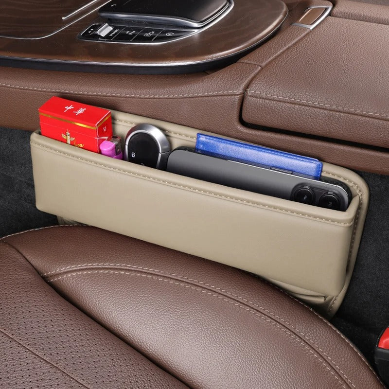 Car Seat Gap Filler – Anti-Drop Organizer for Phone, Keys & Coins (Universal Fit)